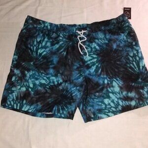 Men's XXL Board shorts blue tie-dye Original Use